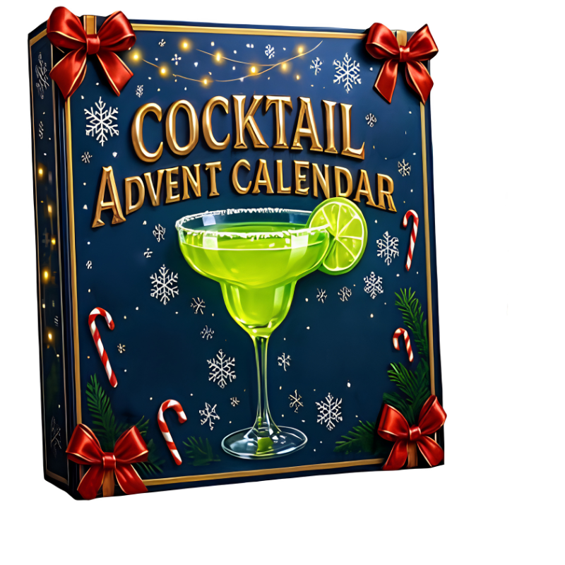 CocktailCountdown - 3D Mini Cocktail Flasker Julekalender Countdown