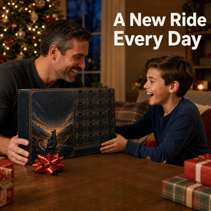Kletshuts™ LegendaryRides: 24 Dage 2D Legendary Rides Motorcykel Julekalender