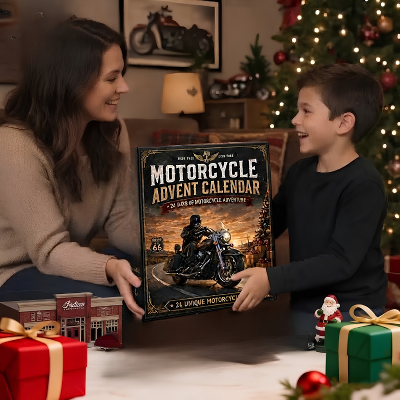 Kletshuts™ LegendaryRides: 24 Dage 2D Legendary Rides Motorcykel Julekalender