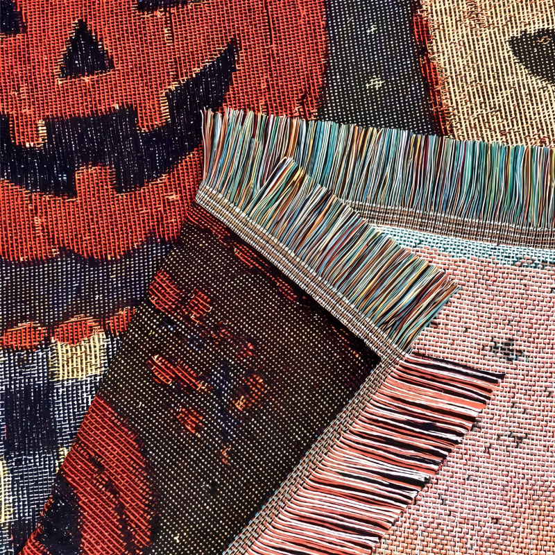 HalloweenBlanket - Vintage Halloween Design Tæppe