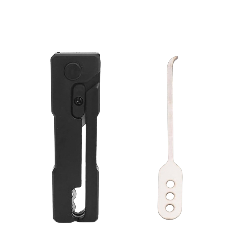 LockKey 1+1 GRATIS: Kompakt Nem At Bruge Multi-Værktøj Lomme Lås Nøgle Sæt