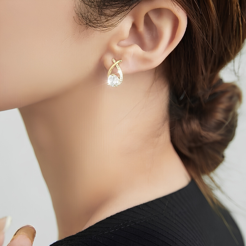 Jewelance™ MermaidEarrings 1+1 GRATIS: Havfruehale Stud Modeøreringe