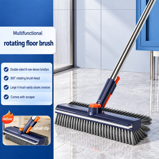Cleaner Pro° CleanBrush: Multifunktionel Langt Håndtag Børste Og Squeegee Rengøringsværktøj