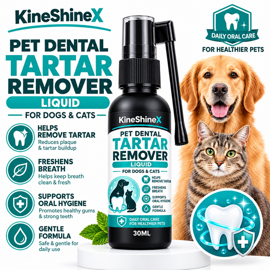 DogCatFri™ PlaqueRemover 1+1 GRATIS: Sikker Mundplejeløsning Plaque Remover Spray Til Hunde Og Katte