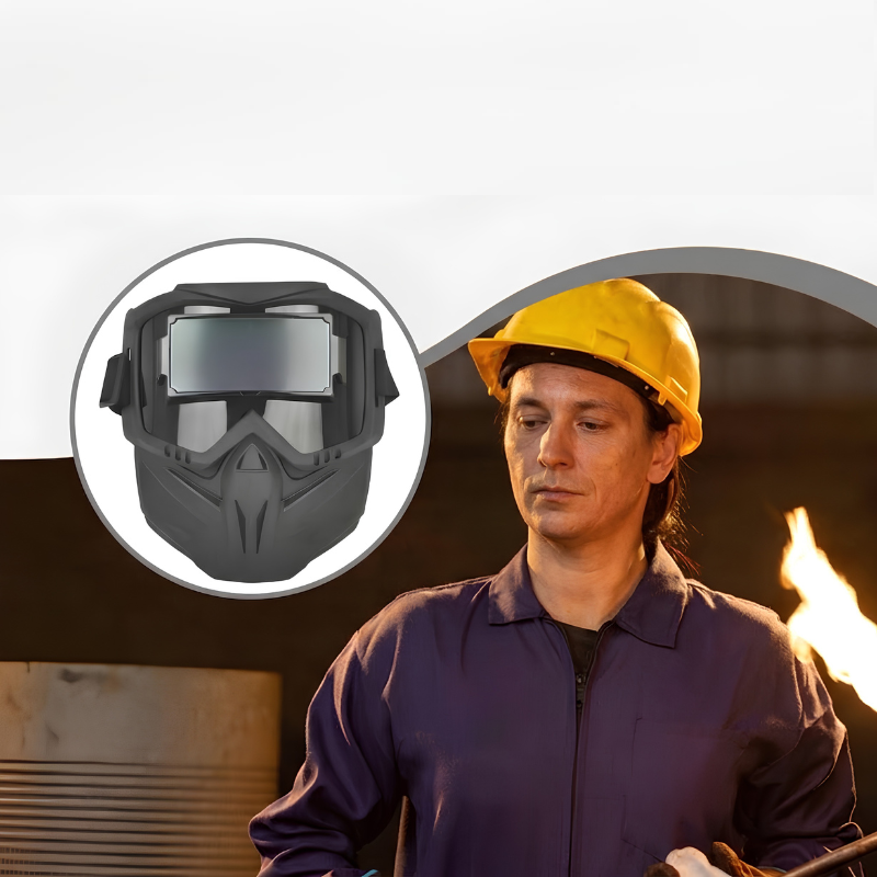 WeldShield™ - Komfortabel Beskyttende Svejsebeskyttelsesmaske Og Goggles Udstyr