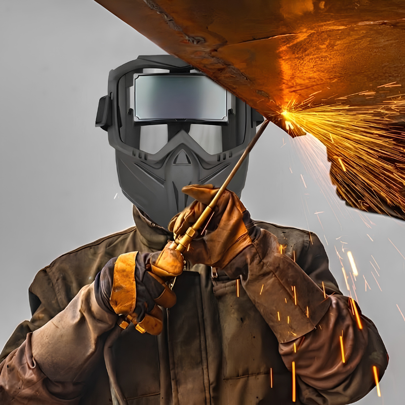 WeldShield™ - Komfortabel Beskyttende Svejsebeskyttelsesmaske Og Goggles Udstyr