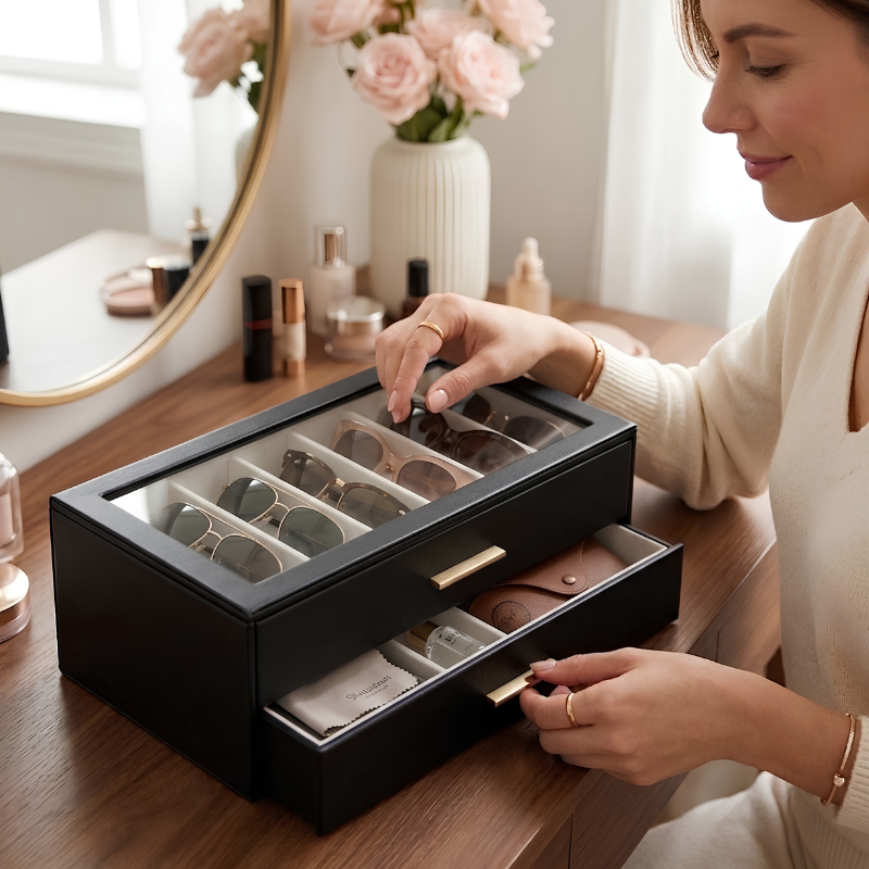 SunglassOrganizer - Premium Elegant Let At Tilgå Solbriller Og Briller Organizer