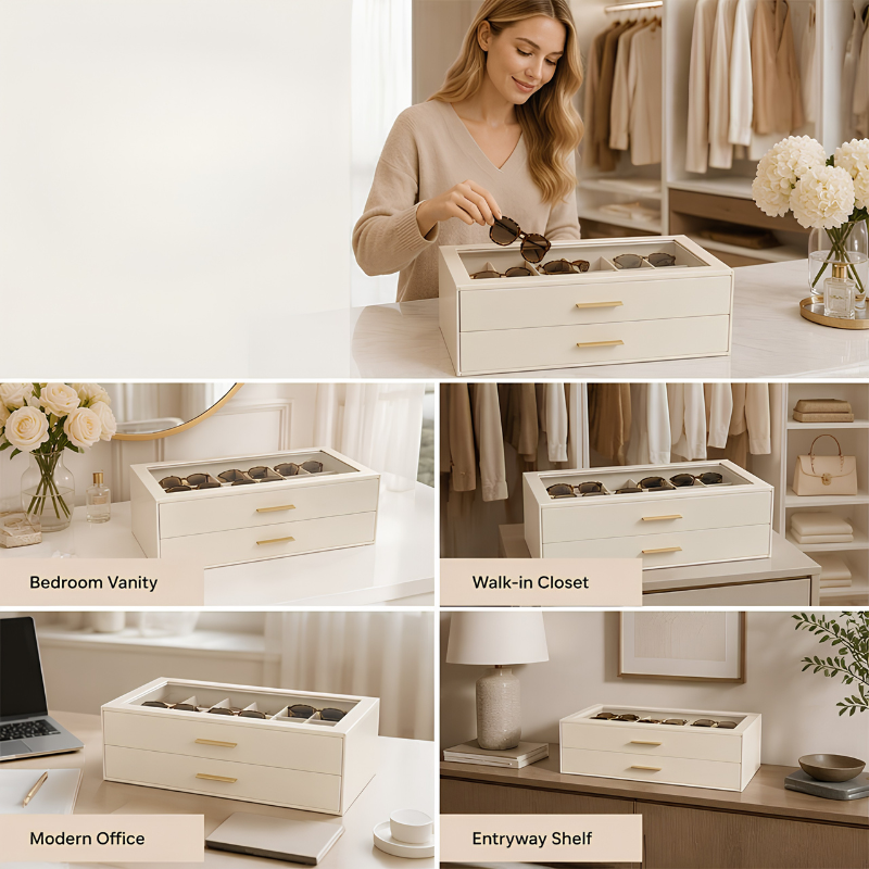 SunglassOrganizer - Premium Elegant Let At Tilgå Solbriller Og Briller Organizer