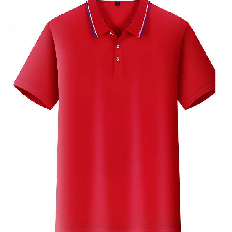 Icone™ ClassicPoloshirt: Casual Herre Polo Hverdagstøj Afslappet Pasform Klassisk Skjorte