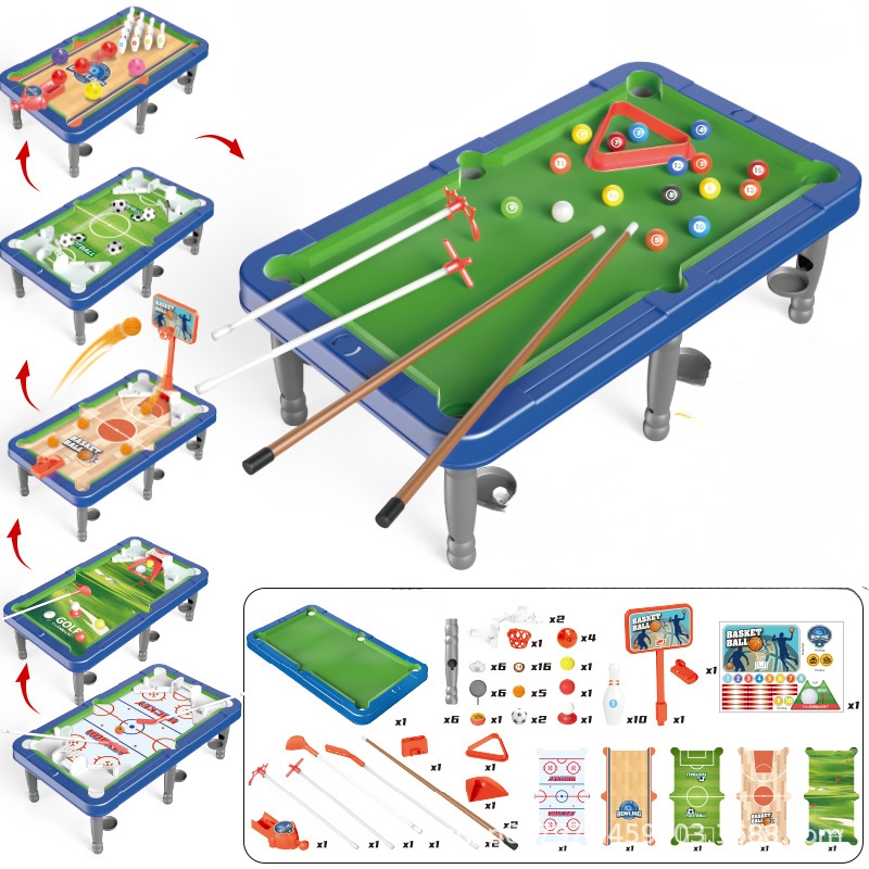 Kletshuts™ MiniArena: Ultimativt 6-I-1 Bærbart Mini Arena Underholdningsbræt