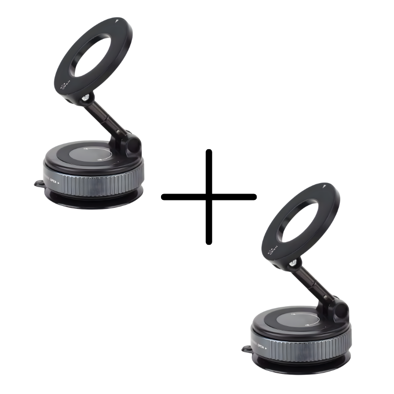Holder360° MagneticMount 1+1 GRATIS: Roterbar Foldbar Justerbar Universel Telefon Magnetisk Holder