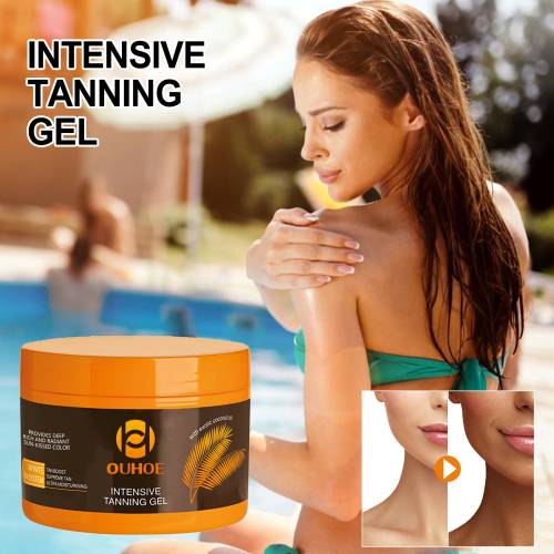 Aftersun bronzing-gel med morgenfrue og gulerod