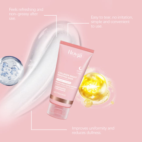 Kollagen peel-off maske, fugtgivende
