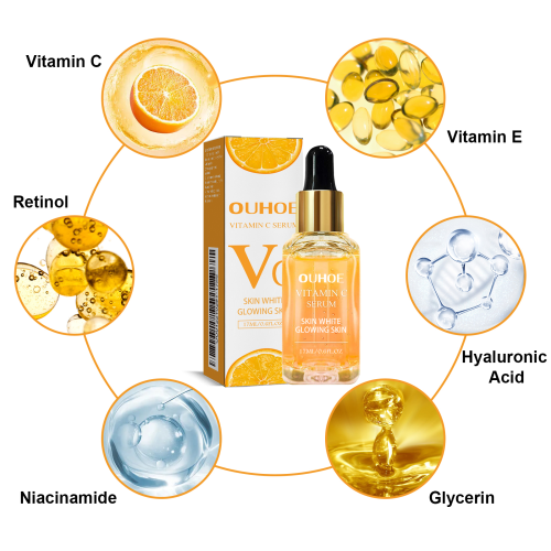 C-vitamin, retinol og hyaluronsyre serum, 17 ml