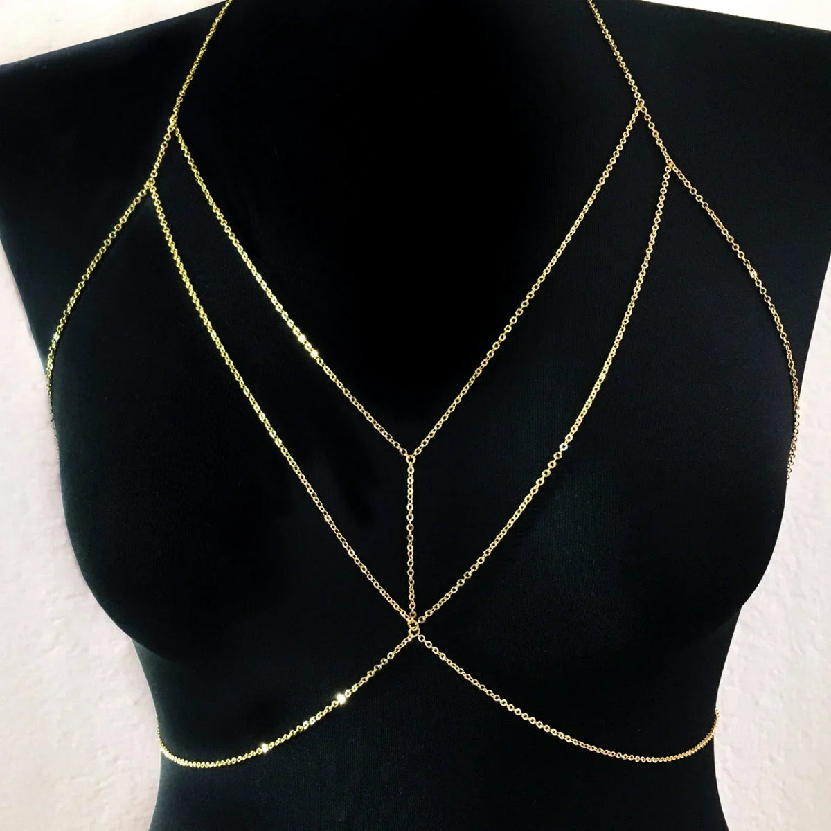Jewelance™ BodyChain 1+2 GRATIS - Sexy Lagdelt Kæde BH Tilbehør