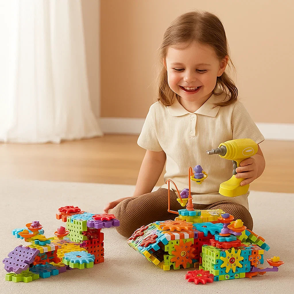 Kletshuts™ GearPuzzle: Fantastisk Interaktivt 3D Udstyr Puslespil Spil Sæt