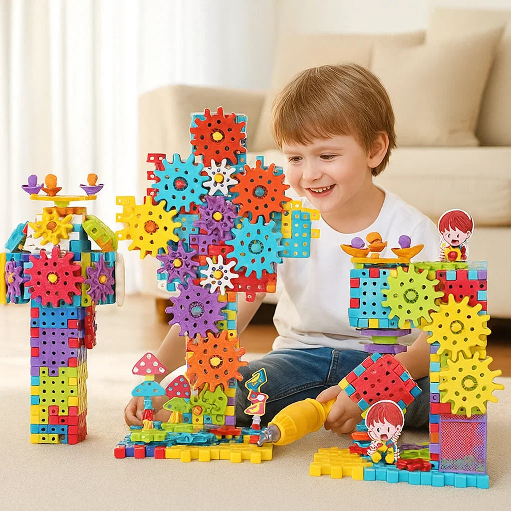 Kletshuts™ GearPuzzle: Fantastisk Interaktivt 3D Udstyr Puslespil Spil Sæt