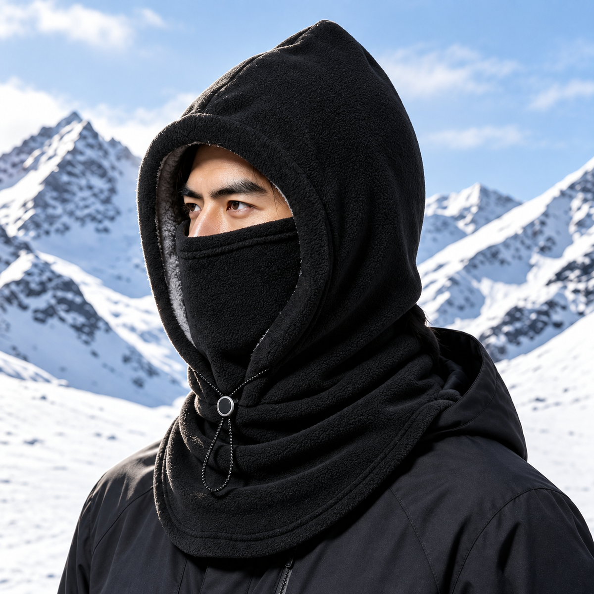 Icone™ WinterHood - Justerbar Pasform Komfortabel Vinter Ansigtsovertæk Og Hætte
