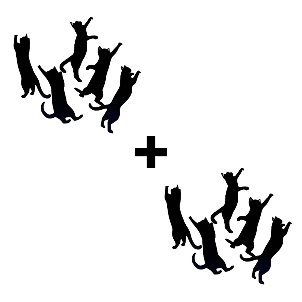 CatBookmark: Dekorativ Side Markør Og Kat Bogmærke Clips Sæt