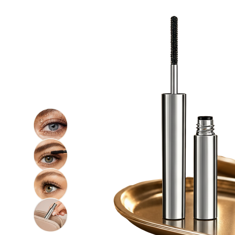 CurlingMascara 1+1 GRATIS - Vandfast Langtidsholdende Curl Og Forlængende Mascara