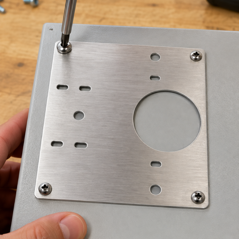 HingePlate 1+1 GRATIS: DIY Møbler Hængsler Reparation Sideplade