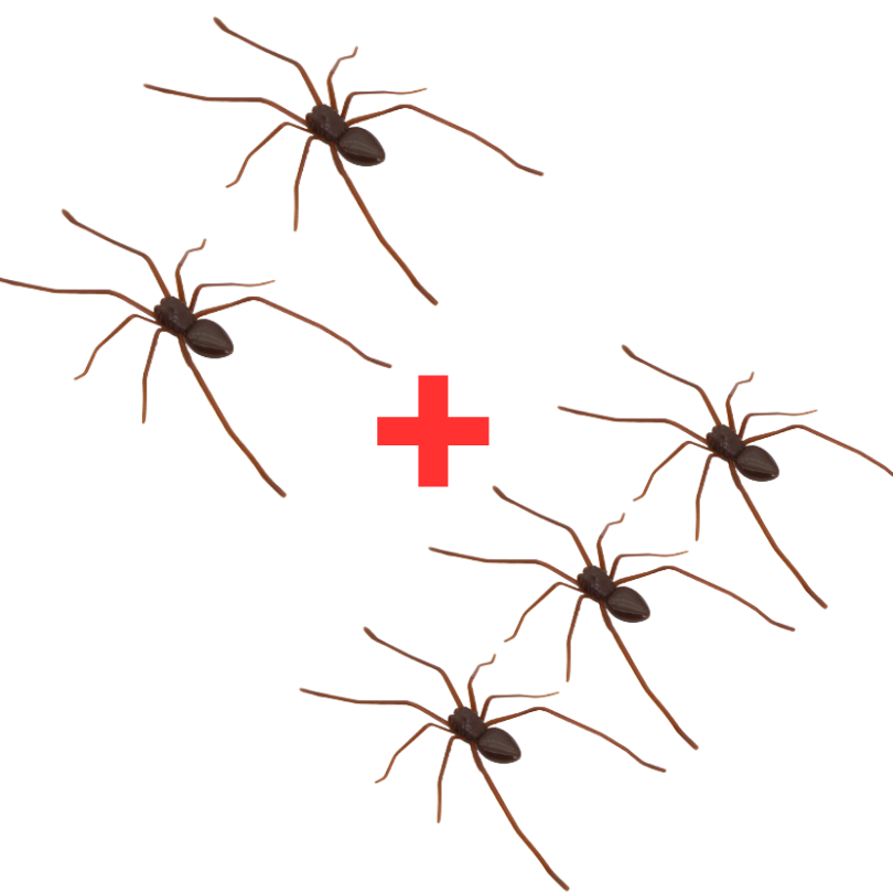 MagneticSpider 2+3 GRATIS: Magnetisk Realistisk 3D Edderkop Dekor Til Køleskab