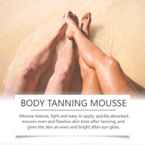 Bronzing bodymousse med hyaluronsyre