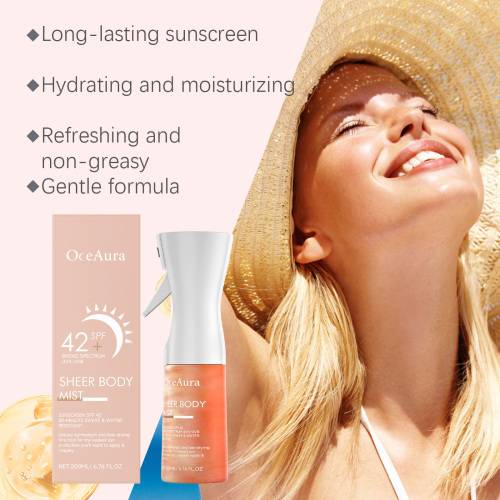 Fugtgivende bodyspray, klistrer ikke