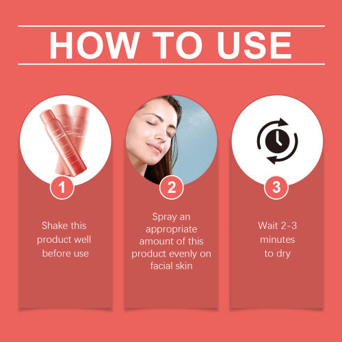 Fugtgivende setting spray med C-vitamin