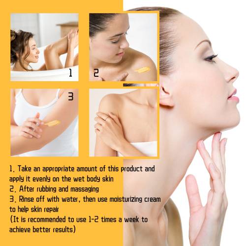 Gurkemeje havsalt bodyscrub med jojoba