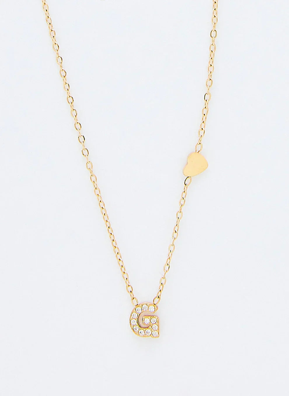 Jewelance™ InitialNecklace: Minimalistisk Mode Initial Bogstav Vedhæng Halskæde