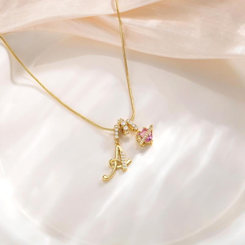 Jewelance™ PendantNecklace 1+1 GRATIS - Elegant Initial Vedhæng Mode Halskæde