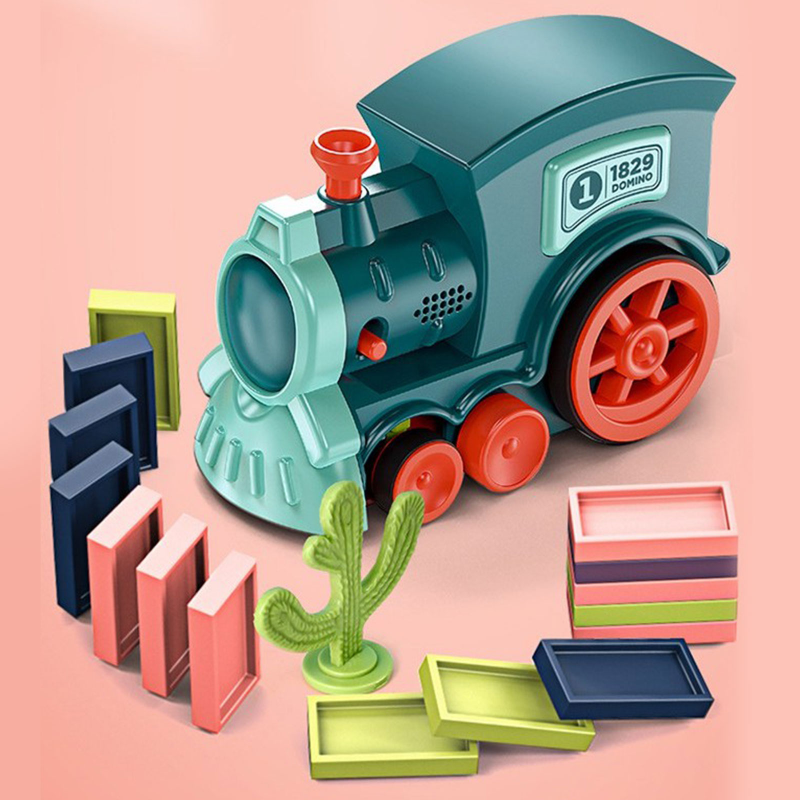 Kletshuts™ DominoTrain - Automatisk Domino Lægning Tog Sæt