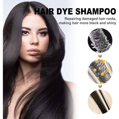 He shou wu shampoo til sort hår