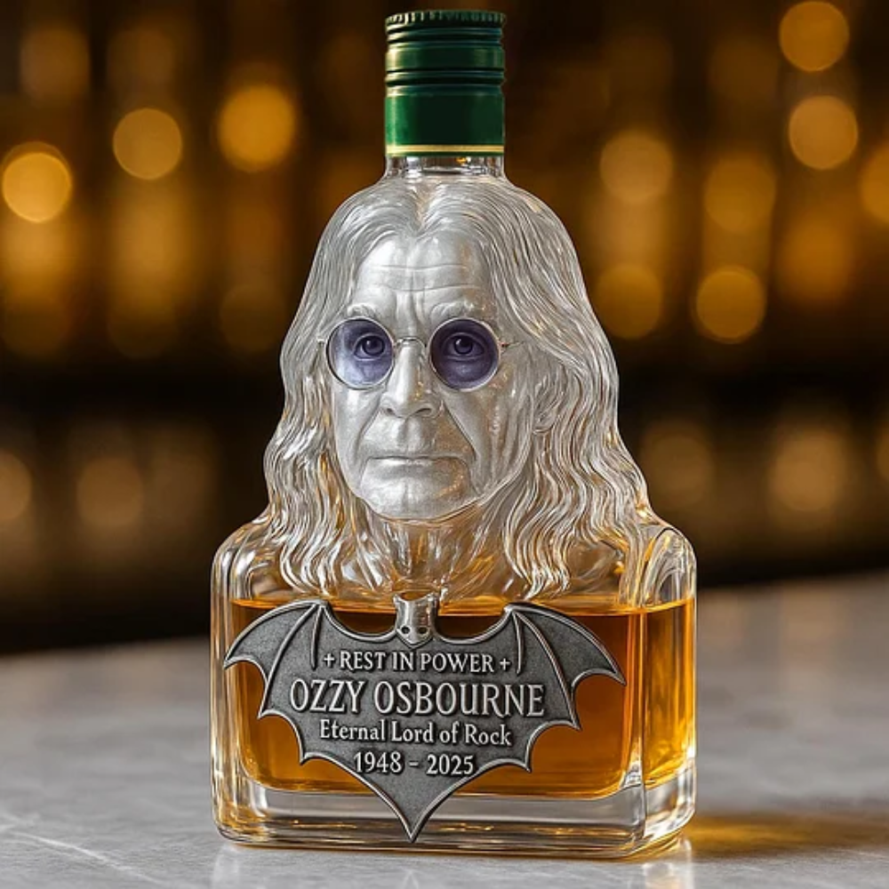 LiquorBottle™: Ozzy Osbourne Begrænset Udgave Hyldest Karaffel Spiritus Flaske