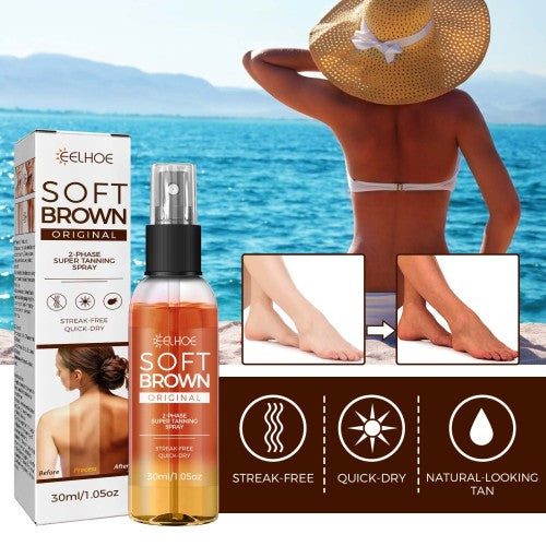 Bronzing kropsoliespray med solsikke og valnød