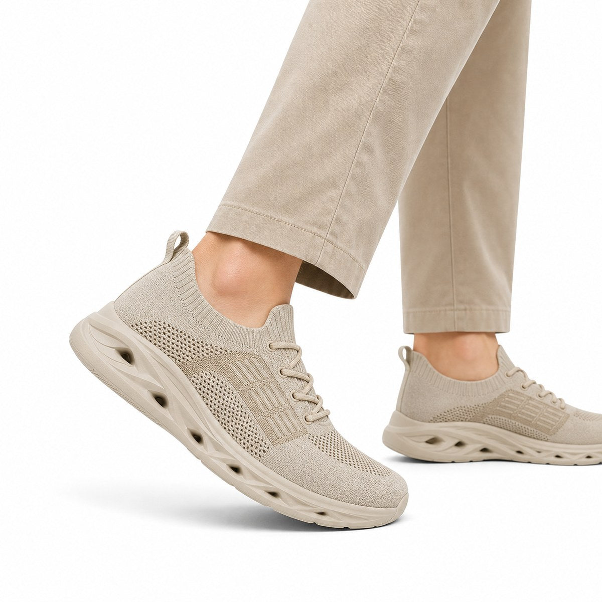 Ortopædiske gåsneakers med bred tåboks – unisex