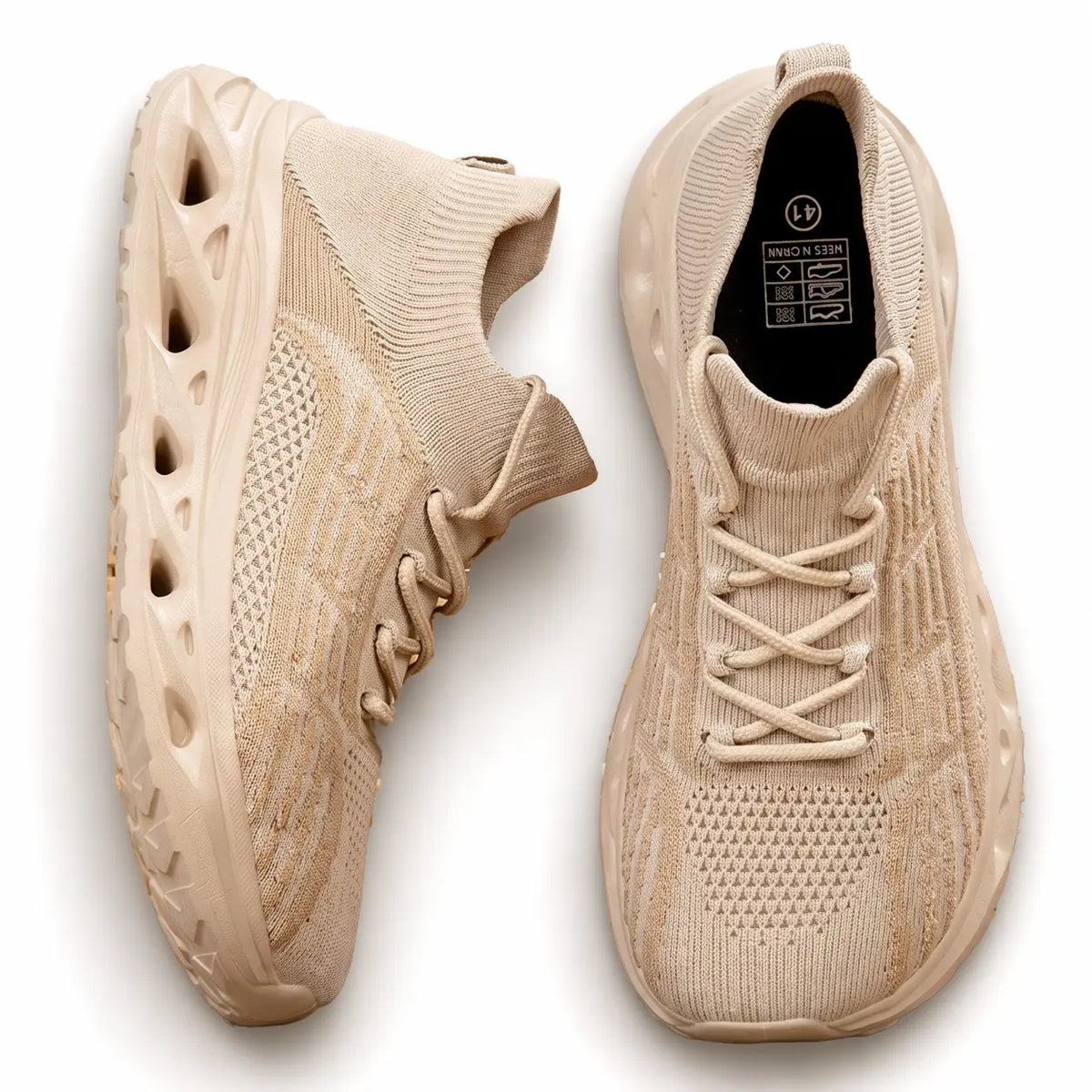 Ortopædiske gåsneakers med bred tåboks – unisex