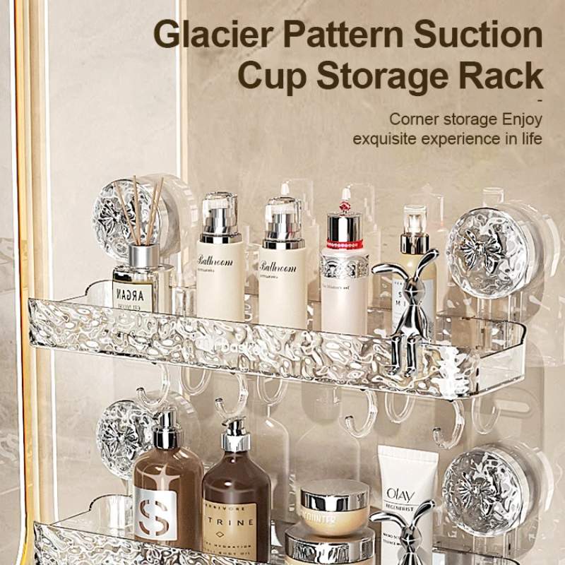 GlideHold® StorageRack: Luksuriøs No-Drill Arrangør Opbevaring Rack