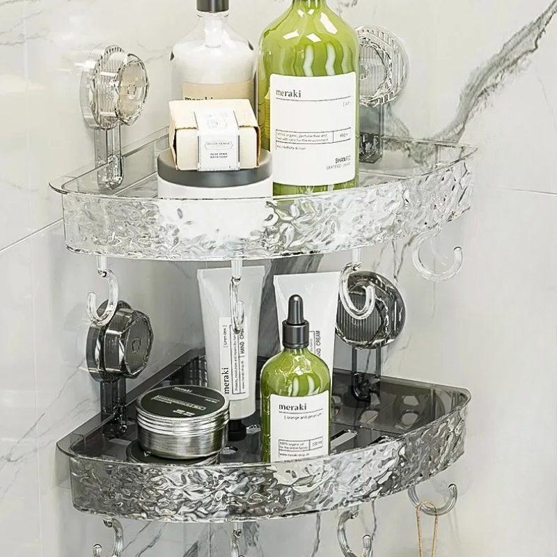 GlideHold® StorageRack: Luksuriøs No-Drill Arrangør Opbevaring Rack