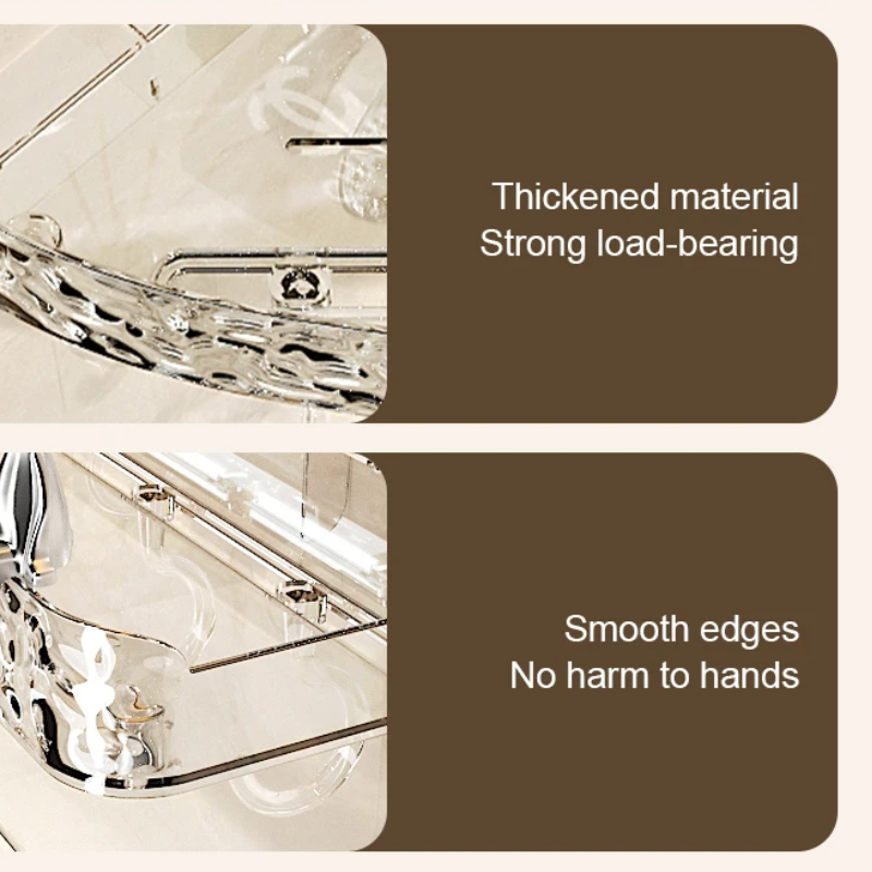 GlideHold® StorageRack: Luksuriøs No-Drill Arrangør Opbevaring Rack