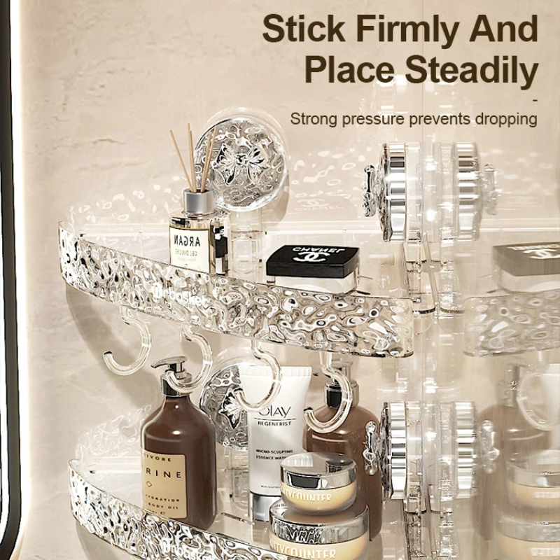 GlideHold® StorageRack: Luksuriøs No-Drill Arrangør Opbevaring Rack