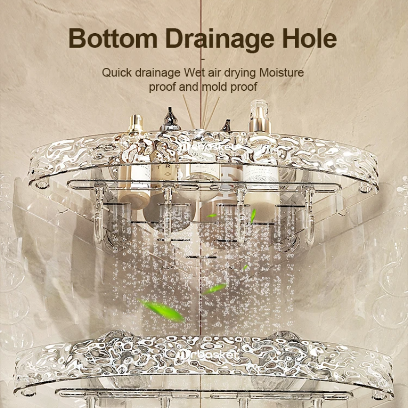 GlideHold® StorageRack: Luksuriøs No-Drill Arrangør Opbevaring Rack