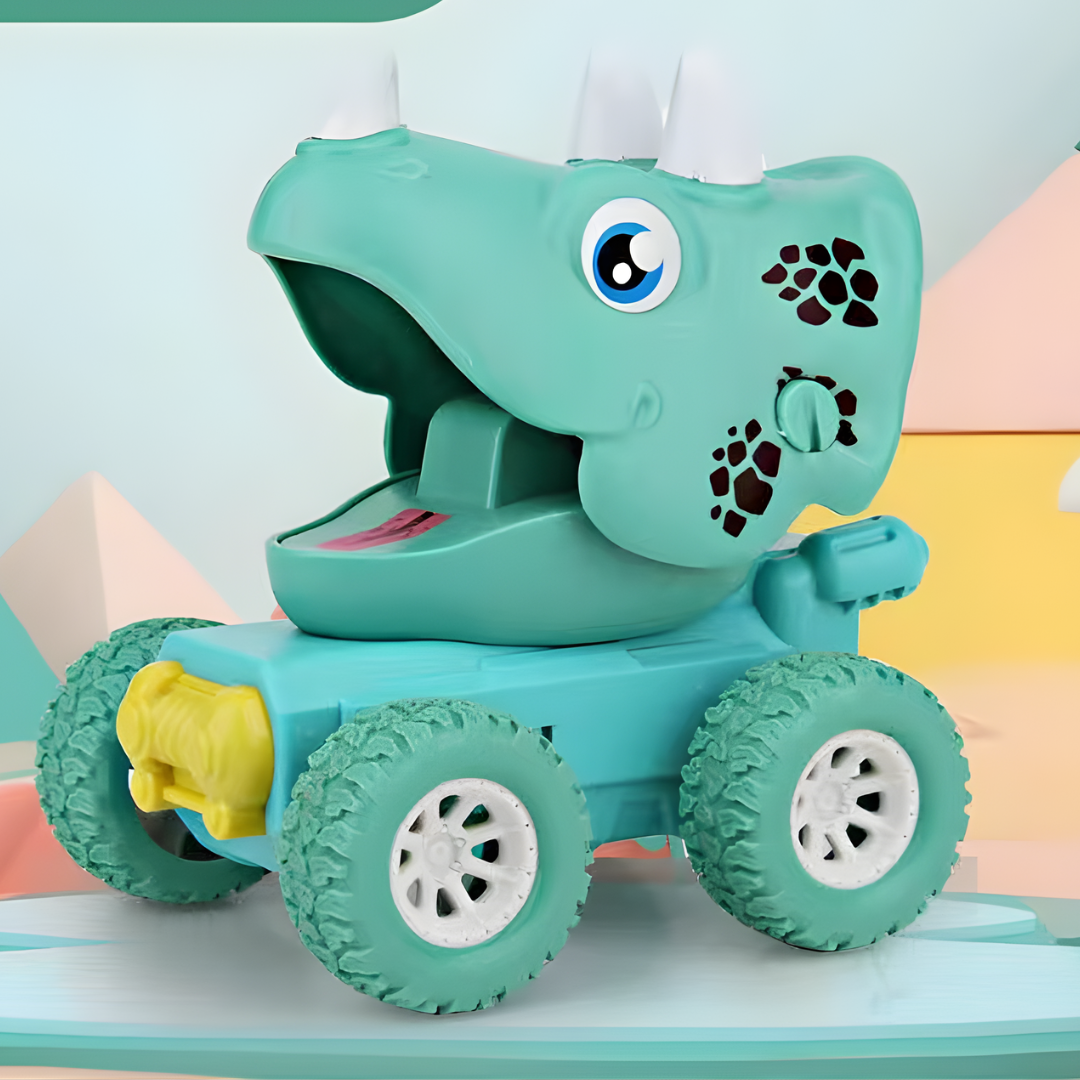 Kletshuts™ DinosaurToy: Sjovt Og Let Træk Tilbage Design Bil Dinosaur Legetøj