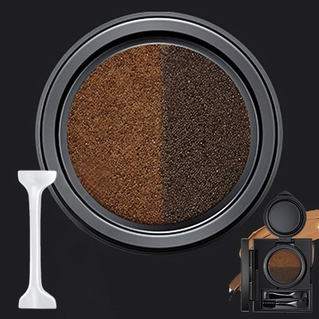 EyeStamp 1+1 GRATIS - Dobbeltfarvet Eyeliner Og Øjenbrynscreme Stempel Sæt