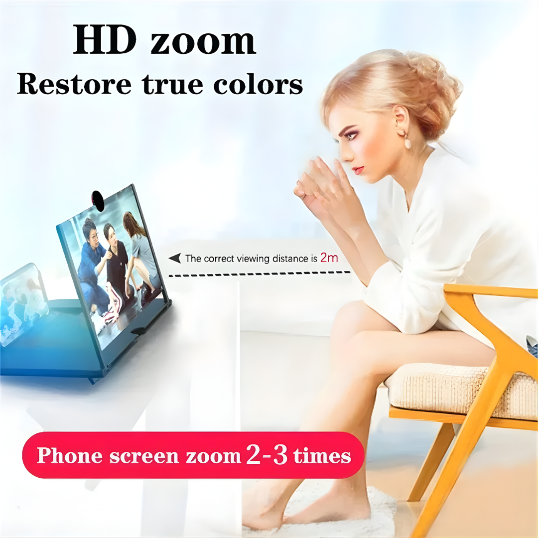 BigScreen 1+1 GRATIS ‑ Bærbar Fuld Høj Definition Skærmforstørrer