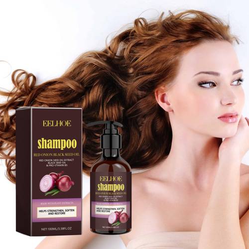 Rødløg og sortkommen shampoo