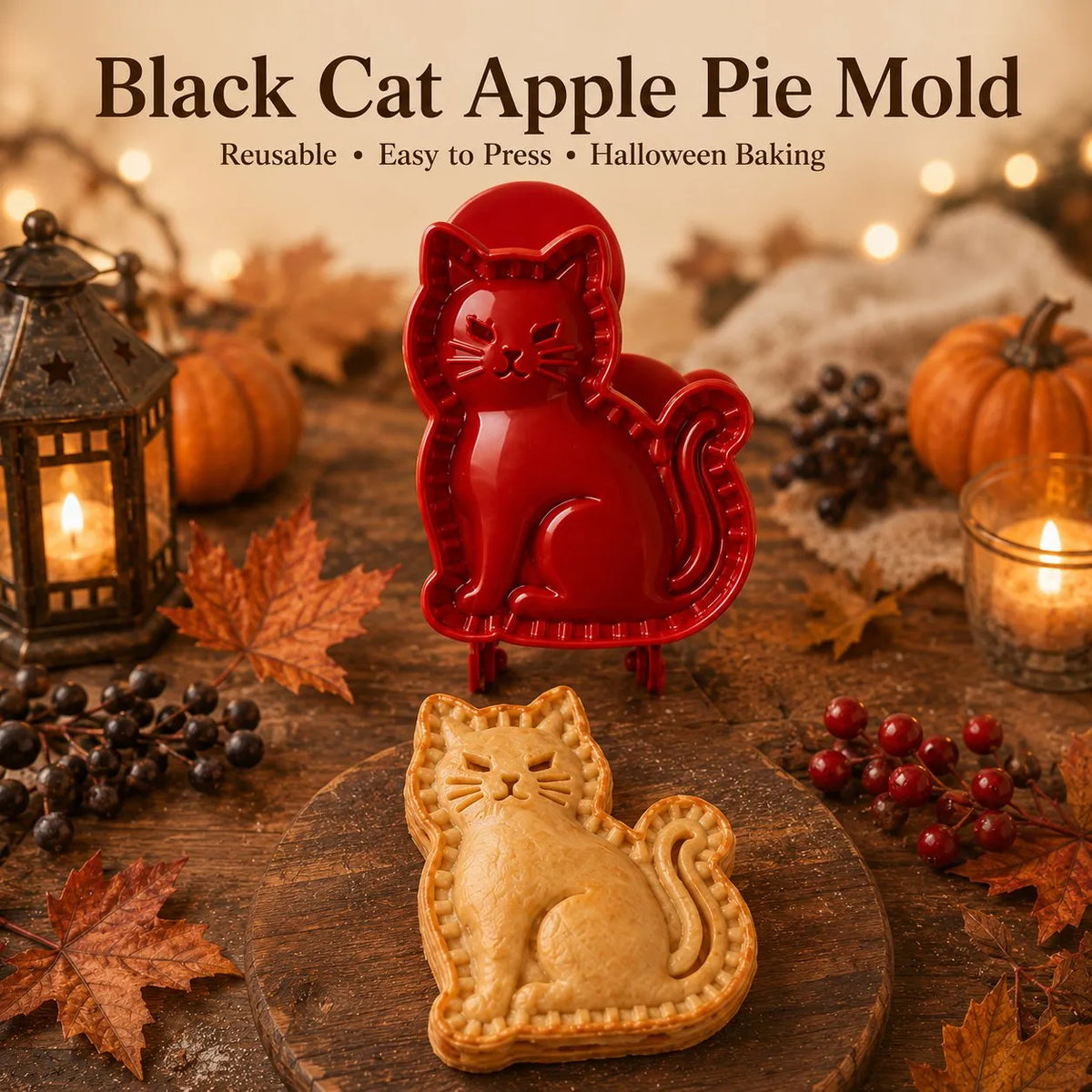 Globetrek° HalloweenMold 2+2 GRATIS - Halloween Mini Hånd Pie Form Sæt