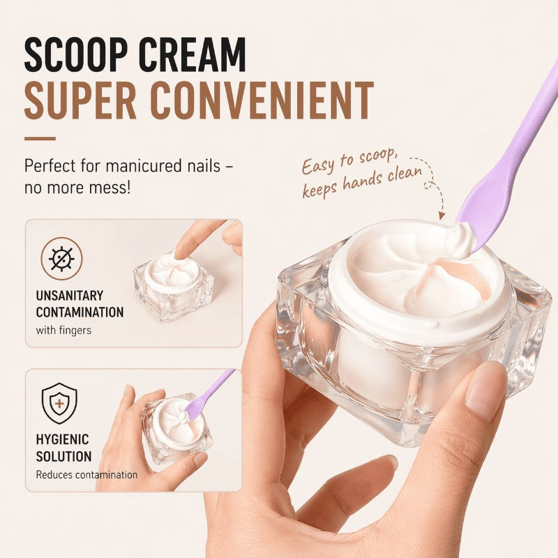 Globetrek° ScoopScrape 1+2 GRATIS: Multifunktionelt Scoop og Skraber Silikone Sæt