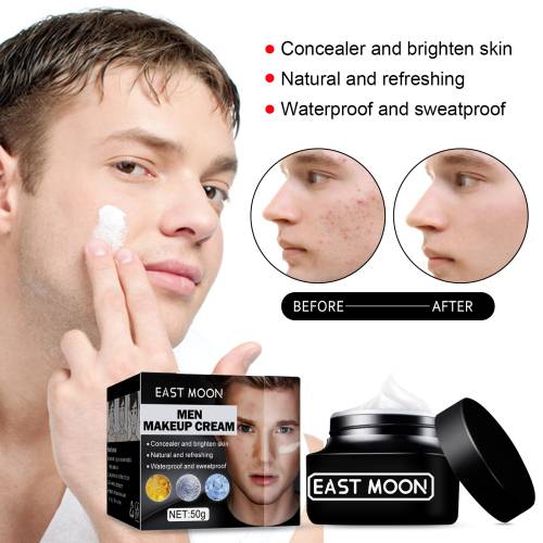 Tonet concealer-creme til mænd